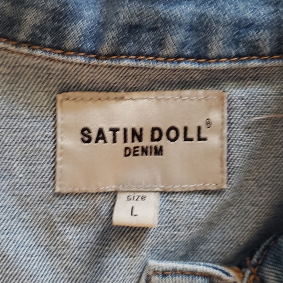 Satin Doll Denim Jacket - Picture 7 of 10
